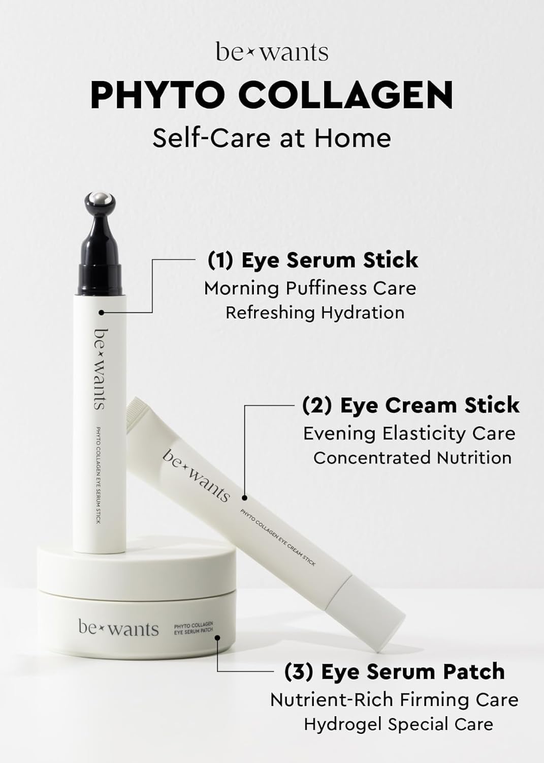 BE+WANTS bewants 60-patch pack for daily eye care.