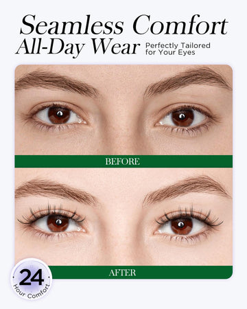 BEYELIAN pestañas magnéticas diseño delgado para look natural