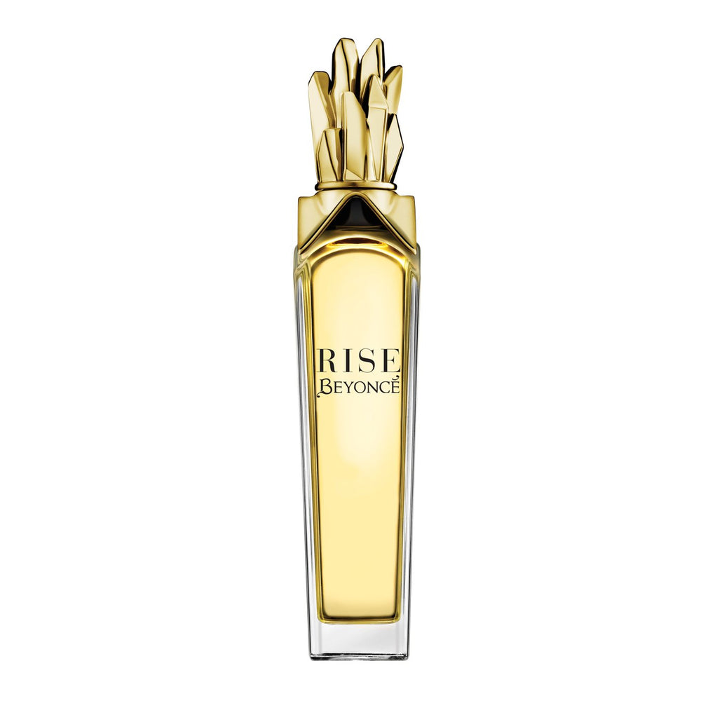 Beyoncé Rise: botella frontal elegante para uso diario.