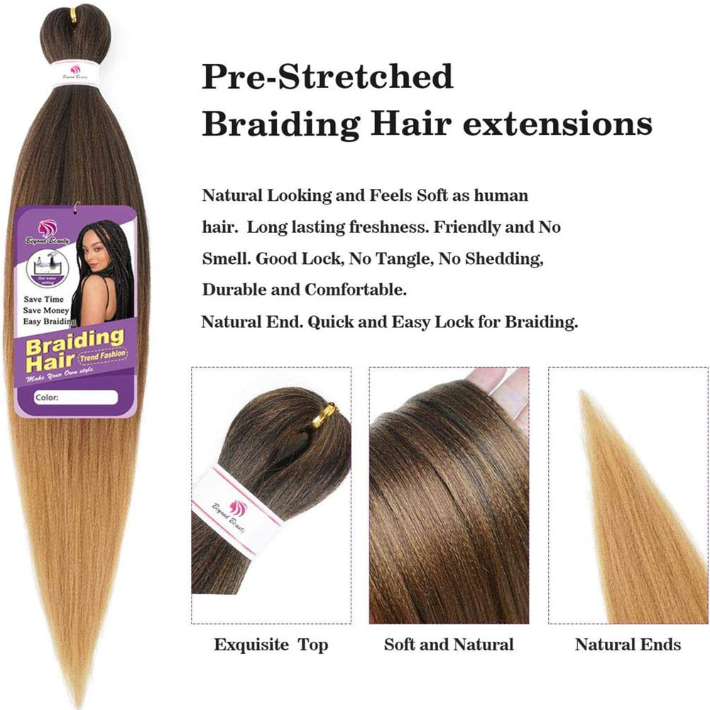 Beyond Beauty itch-free braids close-up showing sleek synthetic fibers for comfort.