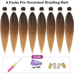 Beyond Beauty ombre braids 26in in 1B-30-27 for smooth, seamless color blend.