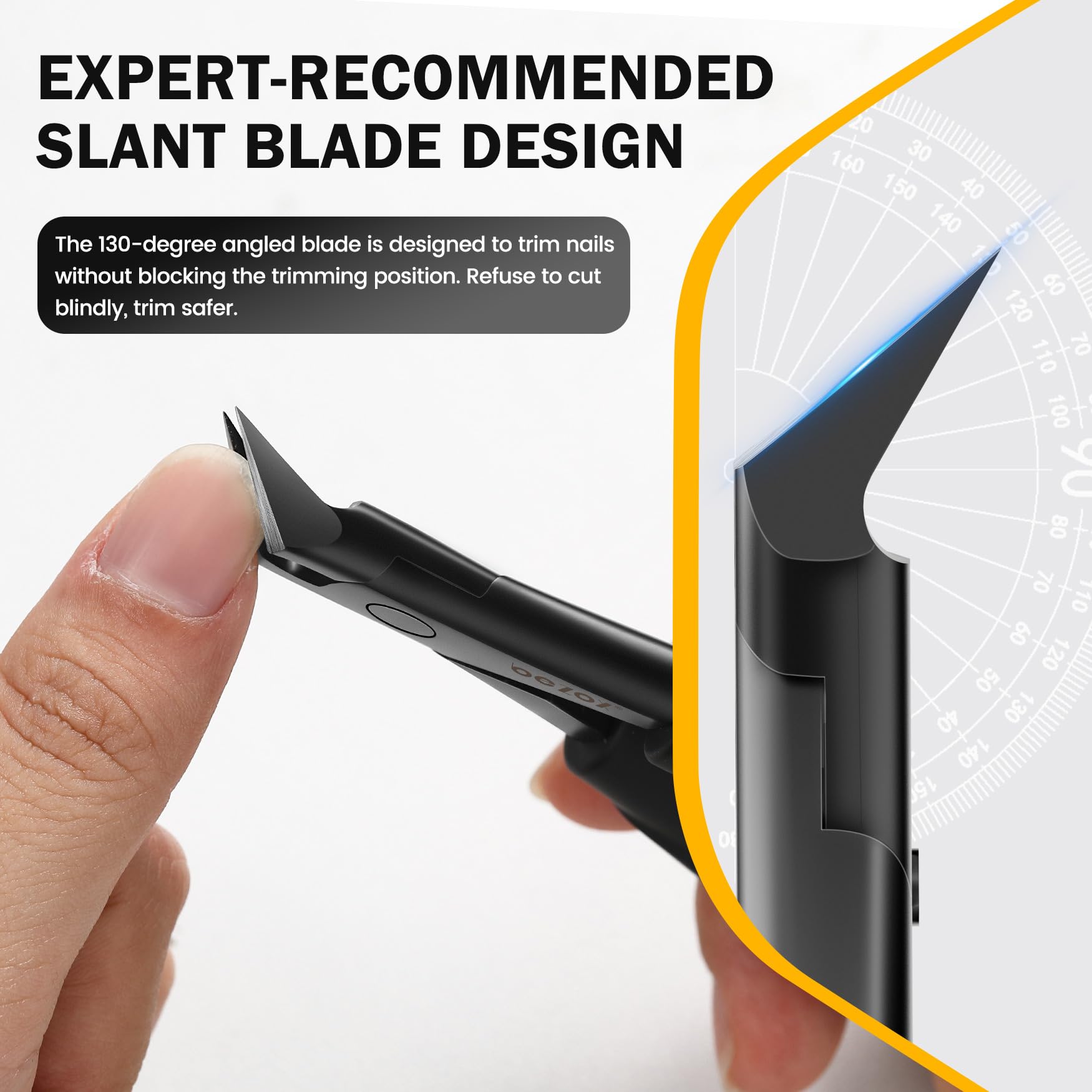 BEZOX ergonomico, agarre seguro para mani y pedi