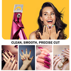 BEZOX corta uñas acrílicas con tres ángulos de corte.