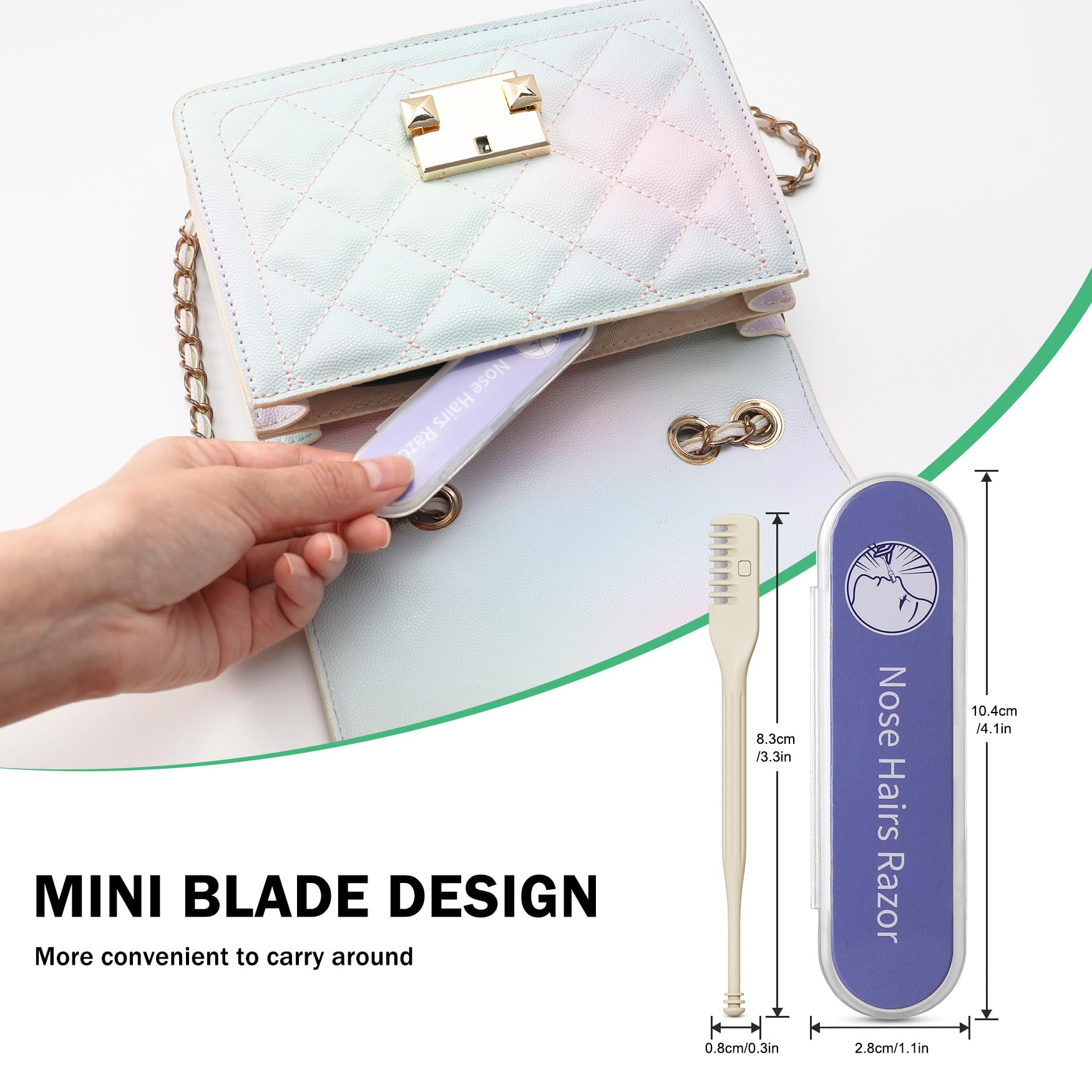 BEZOX recortador nasal manual: regalo ideal para hombres y mujeres