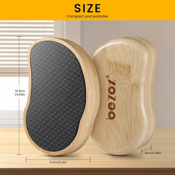 BEZOX sostenibilidad en bambú para un pedicure respetuoso con el ambiente.