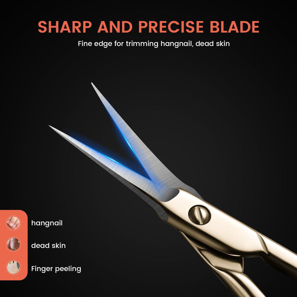 Tijeras BEZOX cutícula con diseño ergonómico para control