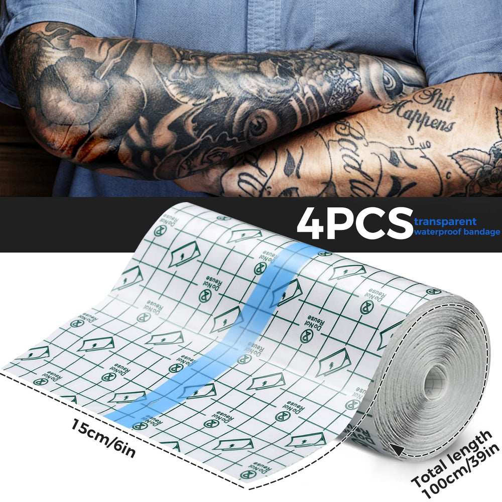 BFONS curita tatuaje cortable para adaptar a cualquier área, forma libre