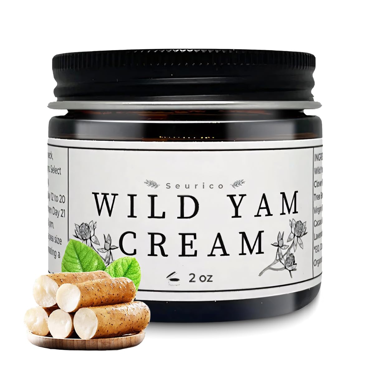 BGYVNU Crema Yam Salvaje en botella para apoyo al equilibrio hormonal natural.