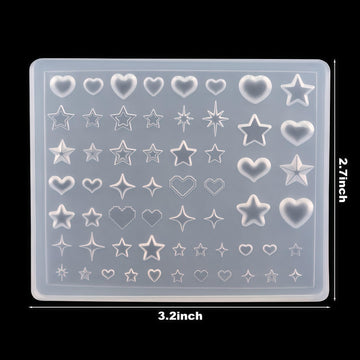 BHCCXZ uso DIY 3D para uñas, perfecto para proyectos decorativos y regalos
