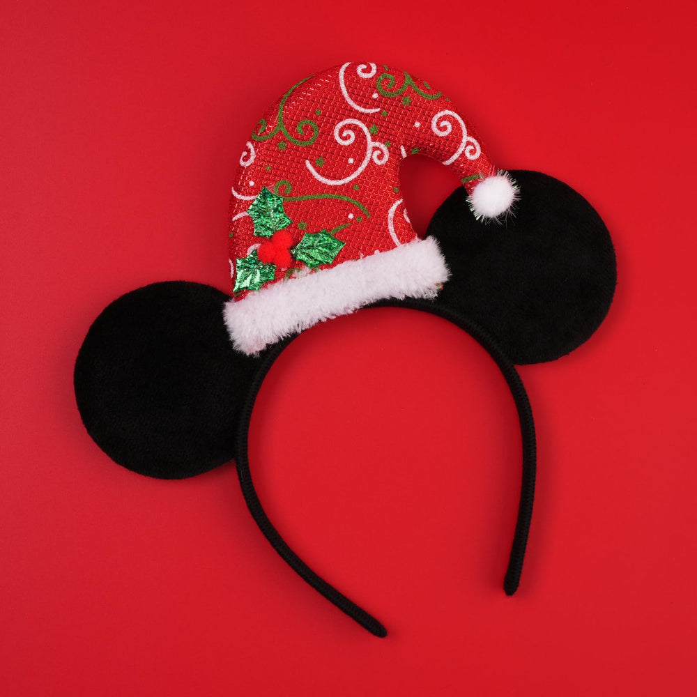 Gorro Santa orejas ratón brillante de bianbaistar, excelente para sesiones de fotos y fiestas