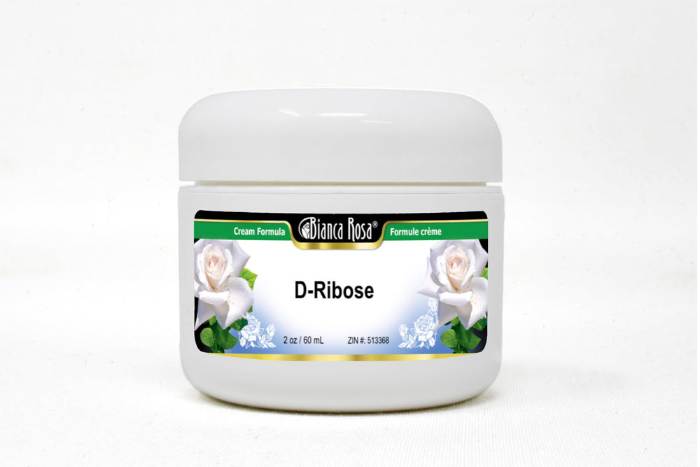 Bianca Rosa D-Ribosa crema 2 oz en envase compacto para hidratación diaria.