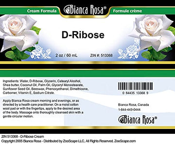 Bianca Rosa D-Ribosa, ingrediente clave para apoyo de la salud de la piel.
