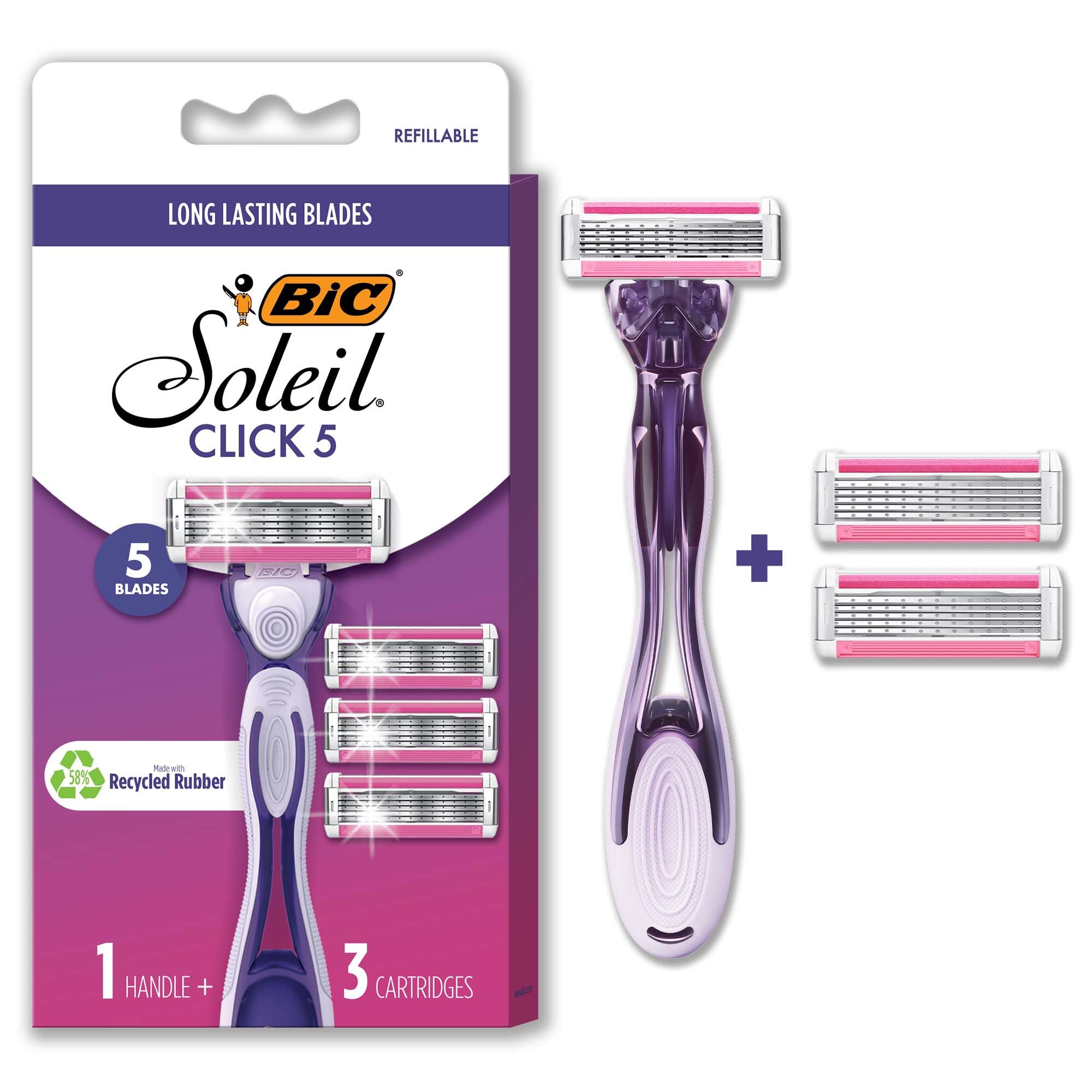 BIC Click 5 Soleil, manija ergonómica para control y precisión