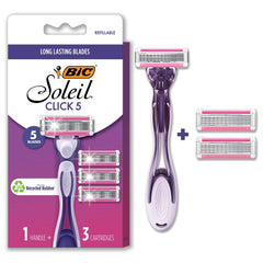 BIC Click 5 Soleil, manija ergonómica para control y precisión