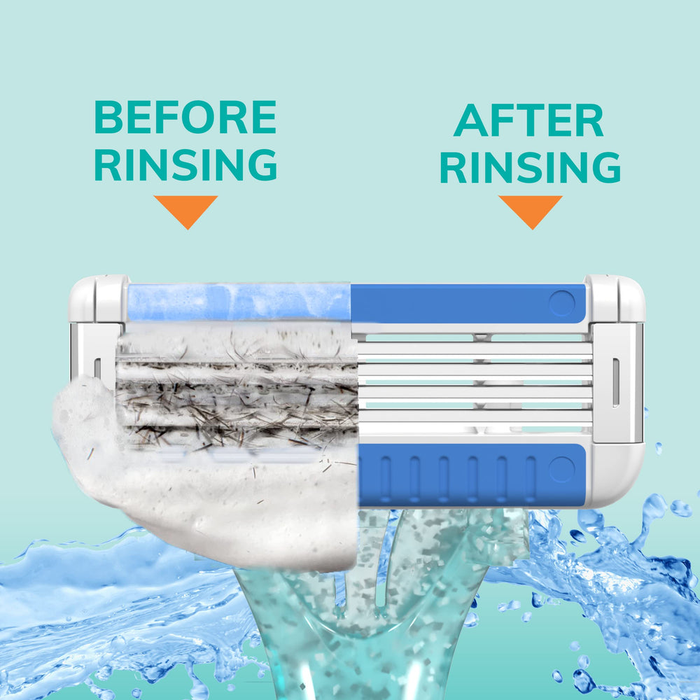 Diseño compacto y portátil de BIC EasyRinse para viaje