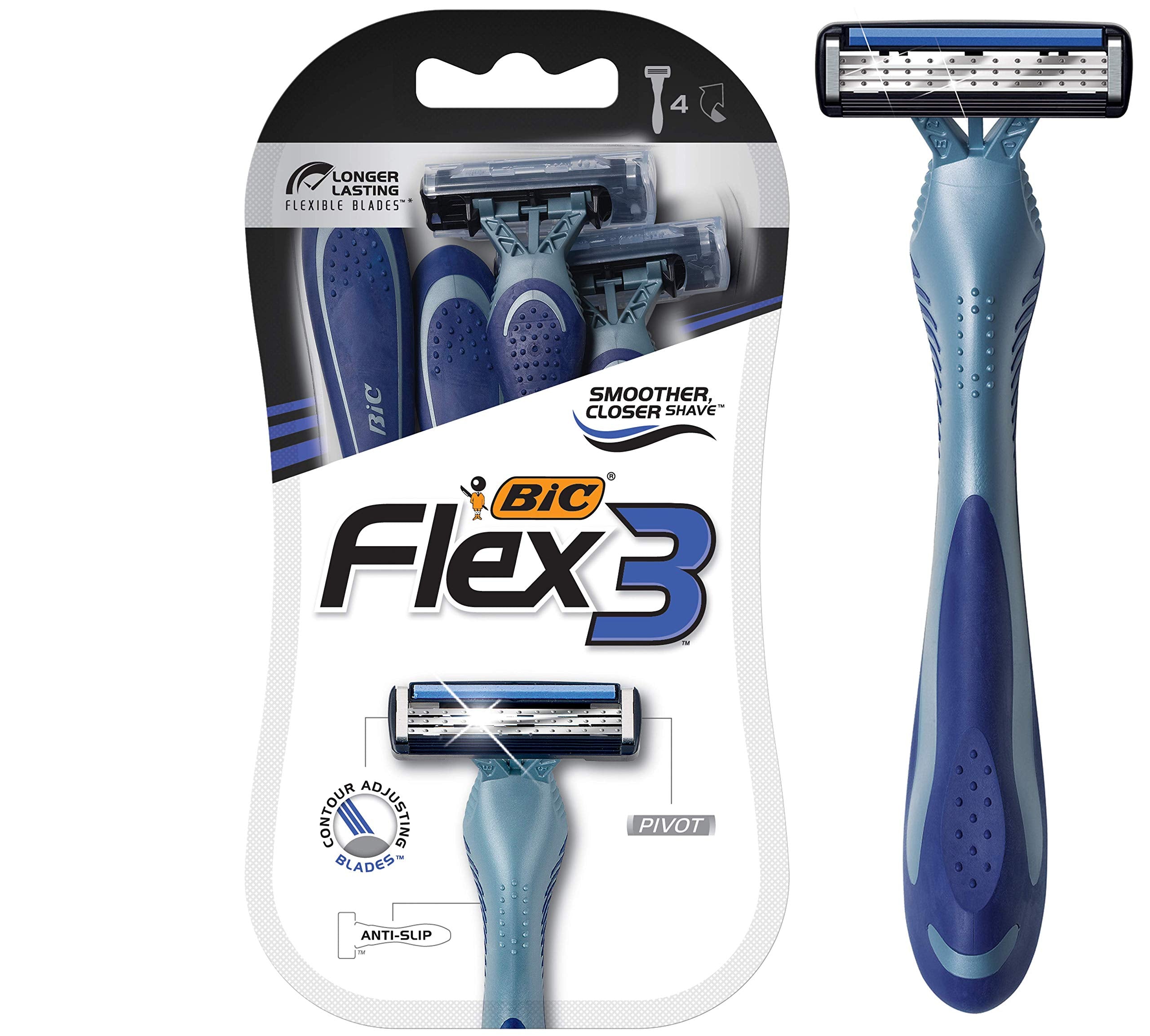 BIC Flex 3 Titanium: tres hojas para afeitado suave y cómodo