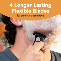 Cabezal articulado de 30 grados para seguir los contornos de la piel con BIC Flex 4