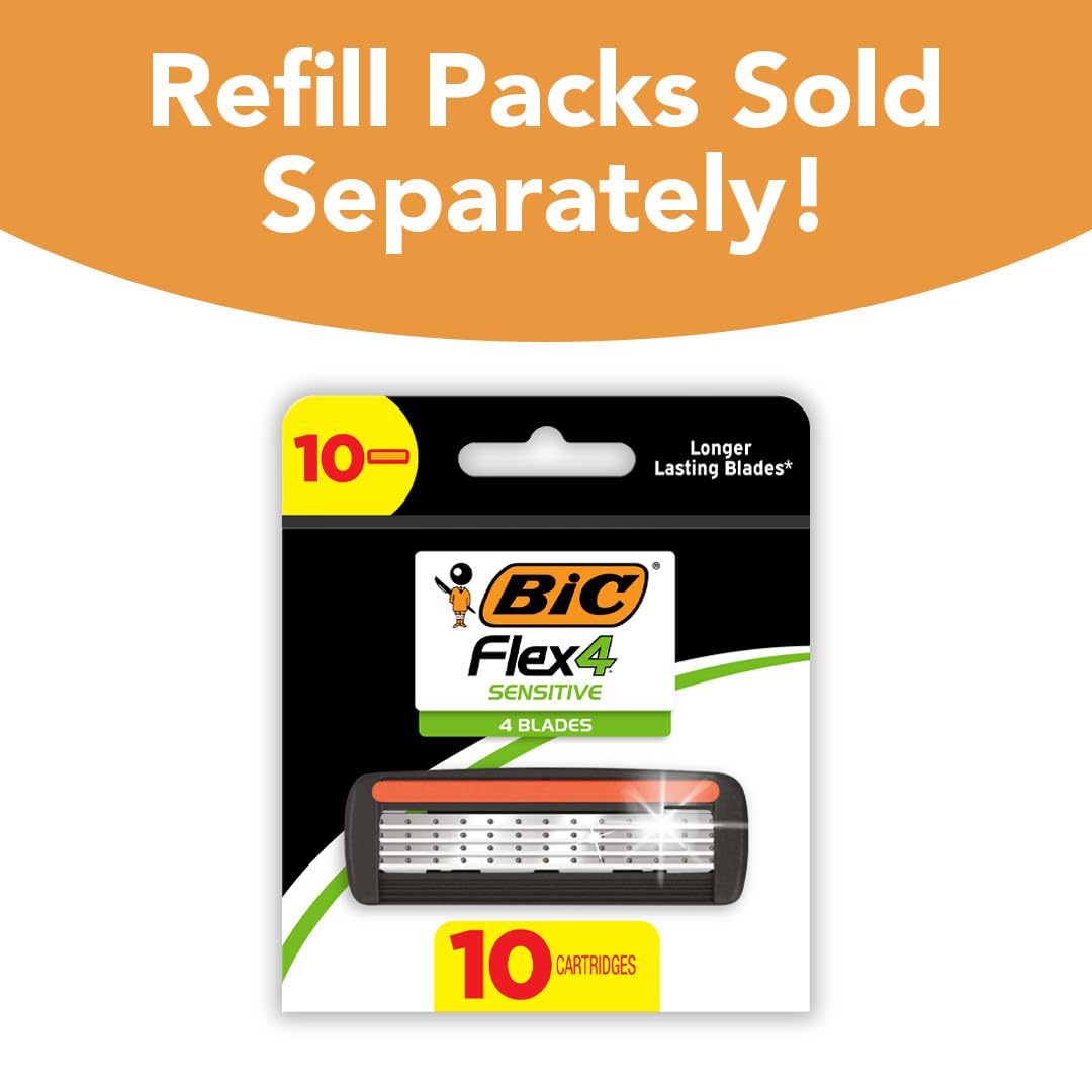 Tapa protectora de cuchilla de BIC Flex 4 para viajar con seguridad