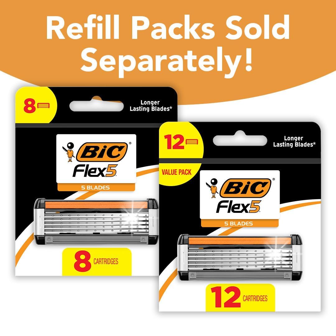 BIC Flex 5: cinco hojas flexibles para deslizamiento suave y duradero