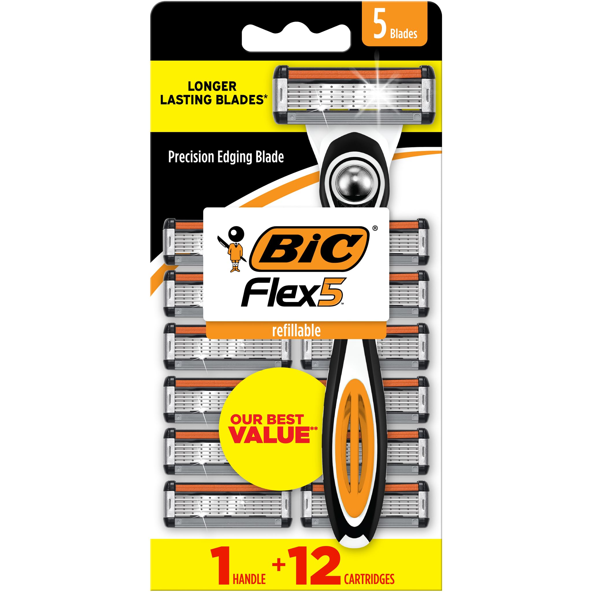 BIC Flex 5: manija ergonómica para un agarre cómodo durante el afeitado