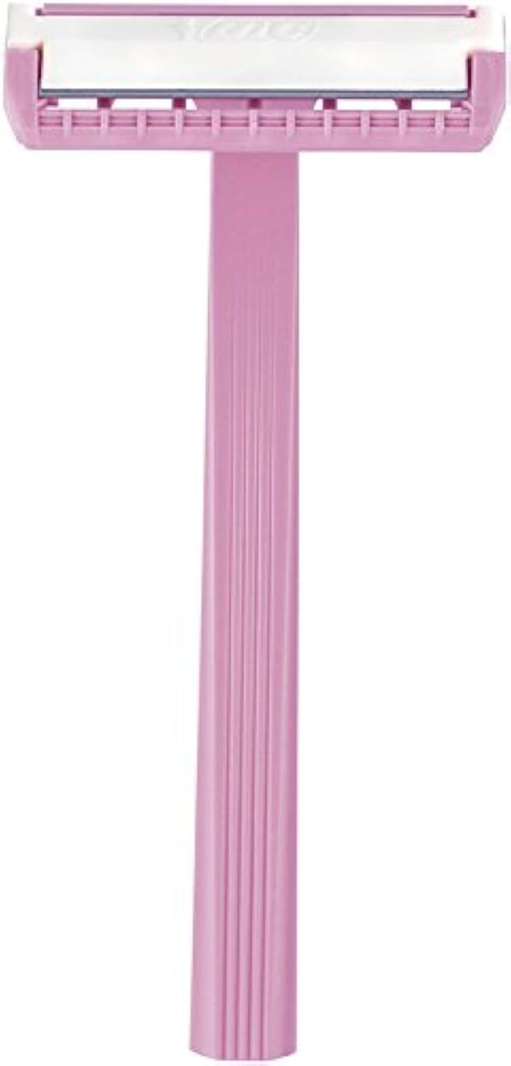 BIC Lady Shaver de una hoja, agarre cómodo para afeitado suave.