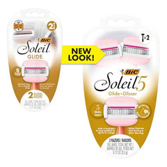 BIC Soleil Glide: cinco hojas que se adaptan a contornos para un afeitado preciso.