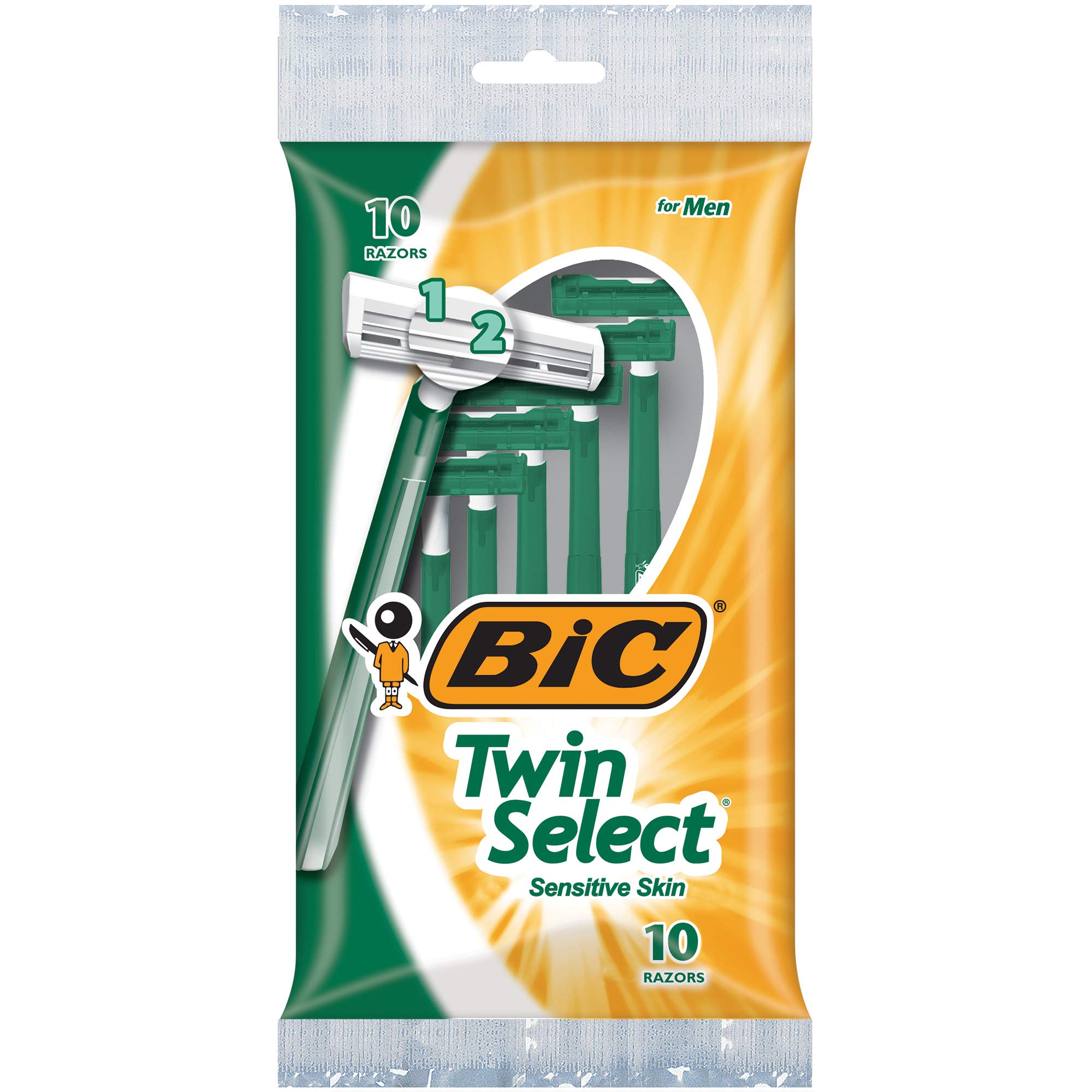 BIC Twin Select, cabezal delgado para afeitado suave y mayor control