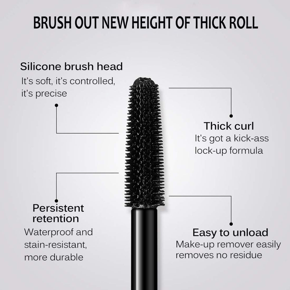 Bieyoc Mascara 4D Seda: desmaquillaje fácil con agua tibia.