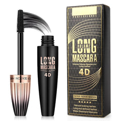 Bieyoc Mascara 4D Seda: botella y estuche elegante para look duradero.