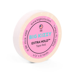 Big Kizzy Extra Hold: tira adhesiva vista frontal para extensiones.