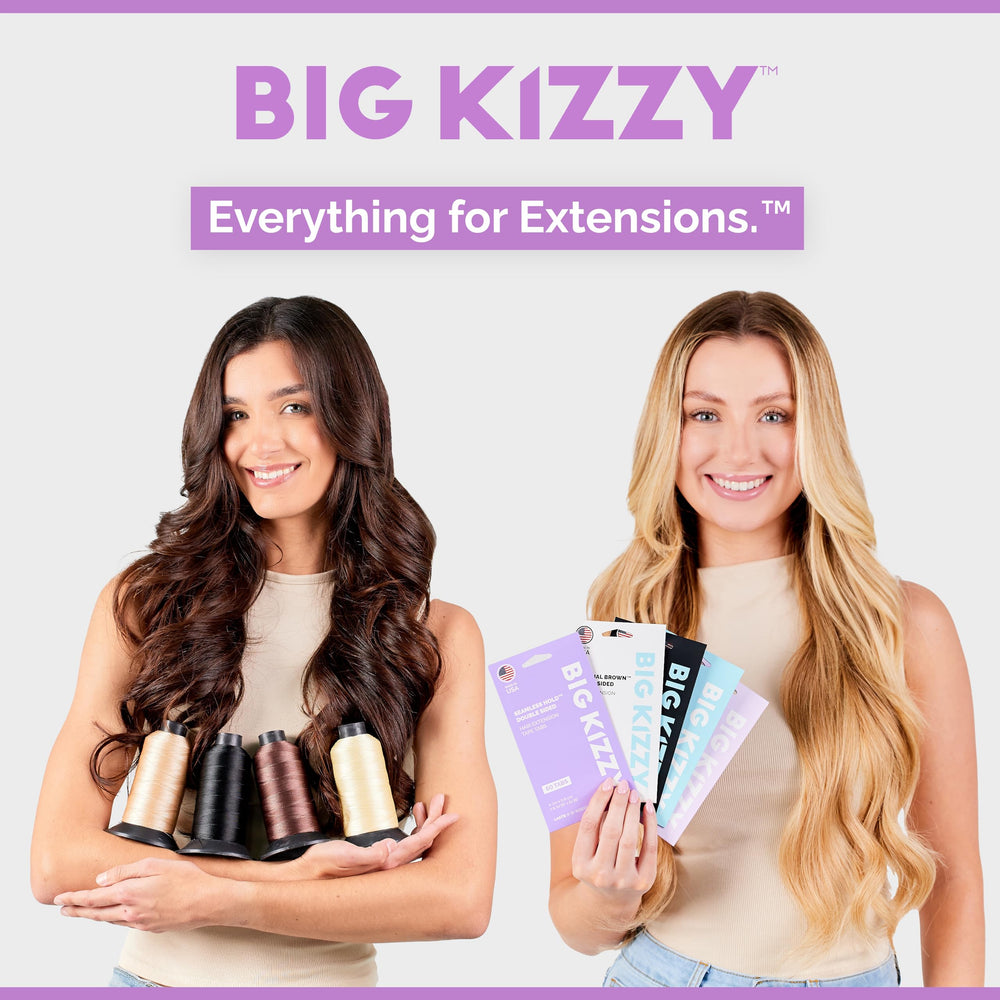 Big Kizzy Pro Hold: compatibilidad con marcas de extensiones para mayor versatilidad.