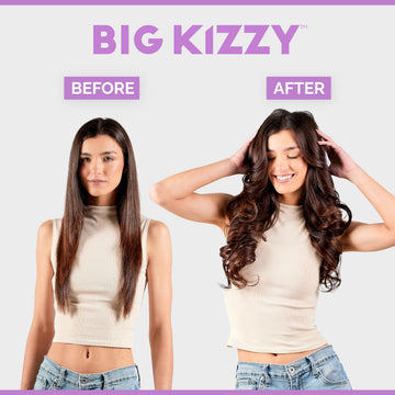 Big Kizzy Pro Hold: duración de varias semanas para extensiones con cuidado adecuado.