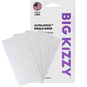 Big Kizzy Ultra Stick: tapa de un solo lado para extensiones, sujeción segura