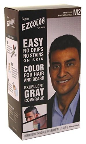 Bigen Ez Color M2 Negro Real múltiples usos para cabello y barba.