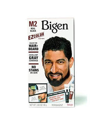 Bigen Ez Color M2 Negro Real contenido del kit para aplicación casera.