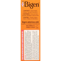 Bigen Polvo Color Pelo 58 aplicación suave para acabado natural.