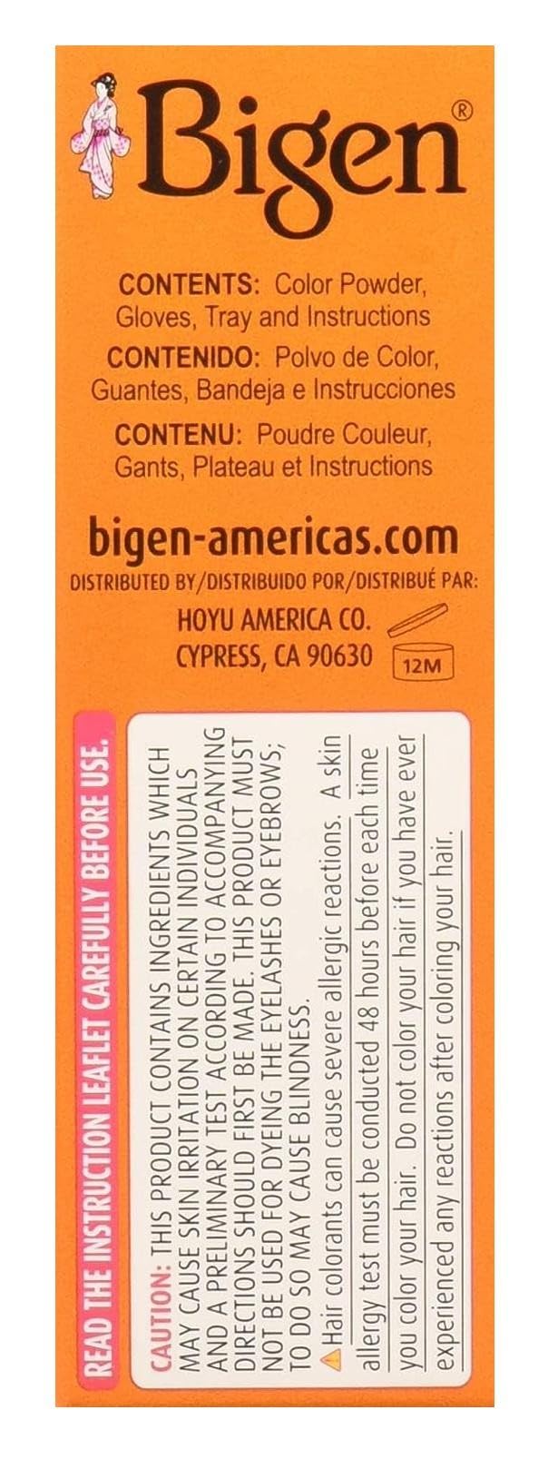 Aplicación del tinte en polvo Bigen, cobertura uniforme paso a paso