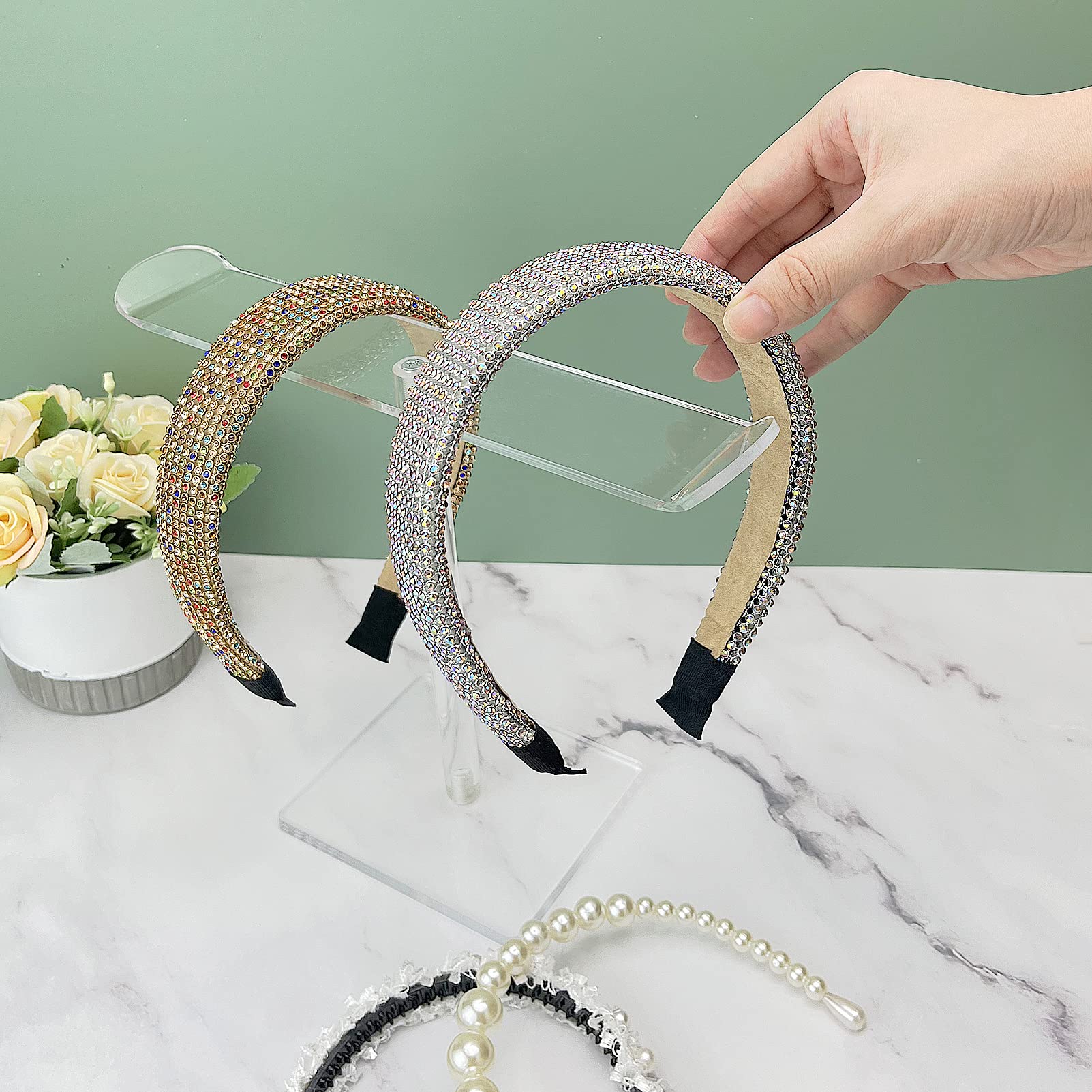 Bigfety diademas detalle borde sujeción: diseño antideslizante para mayor seguridad