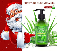 Gel de Aloe Vera BIGHTURE para cabello, aporta brillo y suavidad.