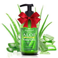 Gel de Aloe Vera BIGHTURE para el rostro, hidratación suave y calma diaria.