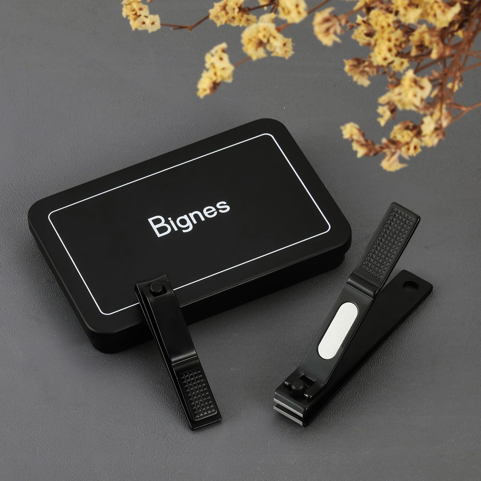 Caja metálica del set Bignes para viaje