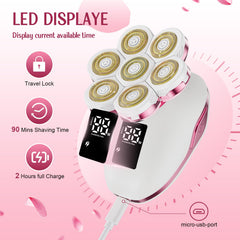 Bigorq pantalla LED inteligente muestra batería y estado de carga.