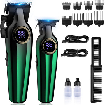 Billar Corta Pelo Profesional Verde: cuerpo compacto para un corte suave en casa.