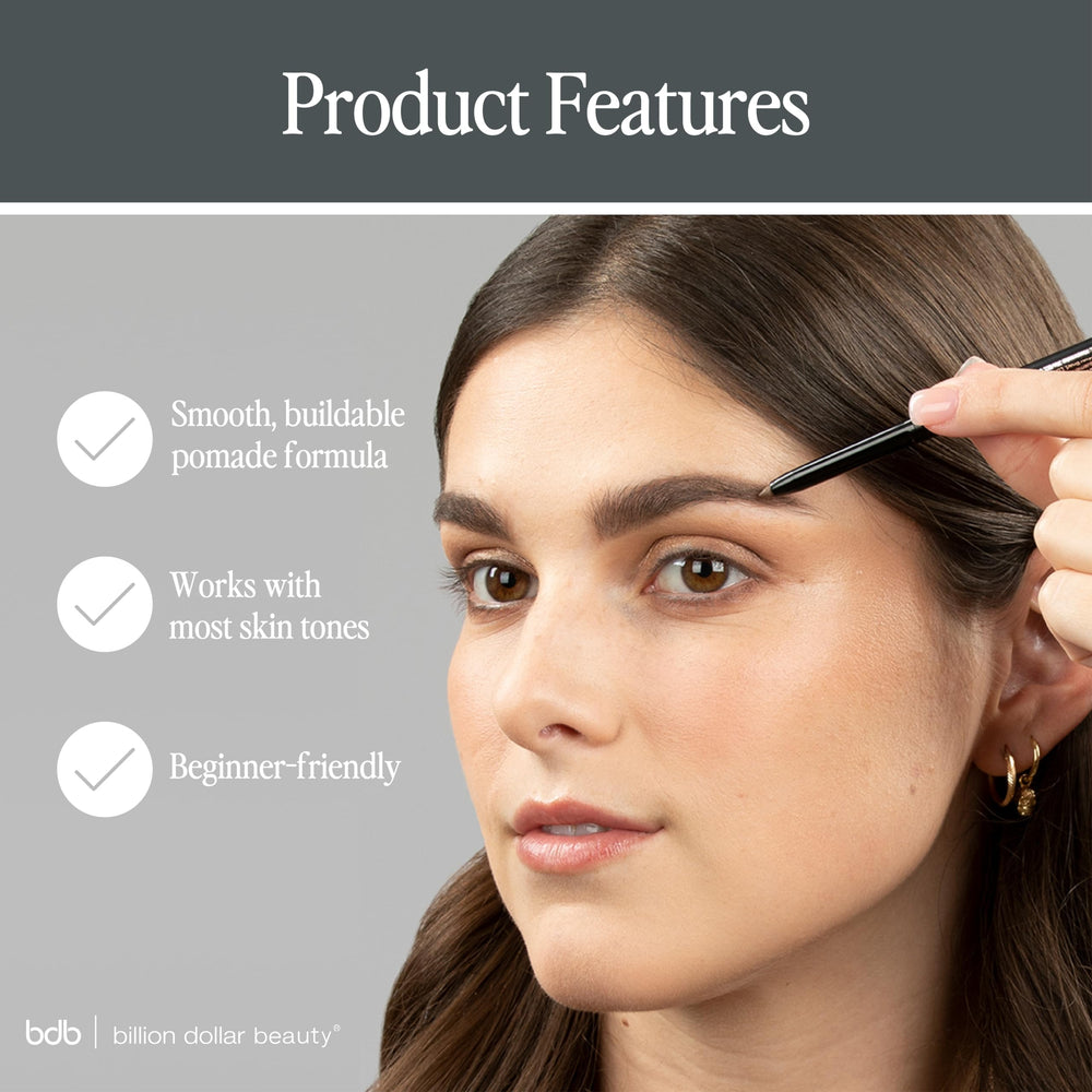 Billion Dollar Brows acabado mate para cejas naturales durante el dia