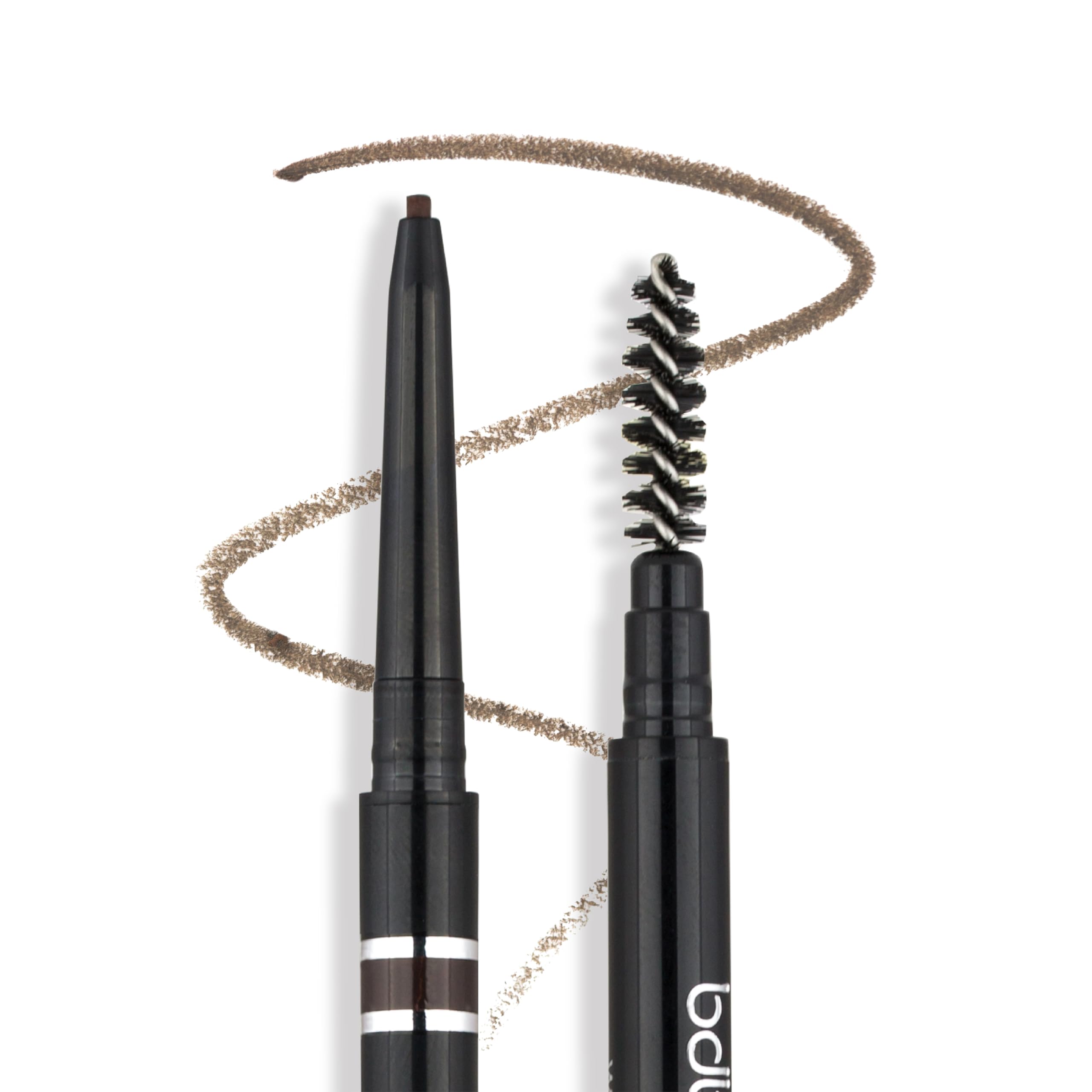 Billion Dollar Brows brow pencil taupe with spoolie blends for natural finish