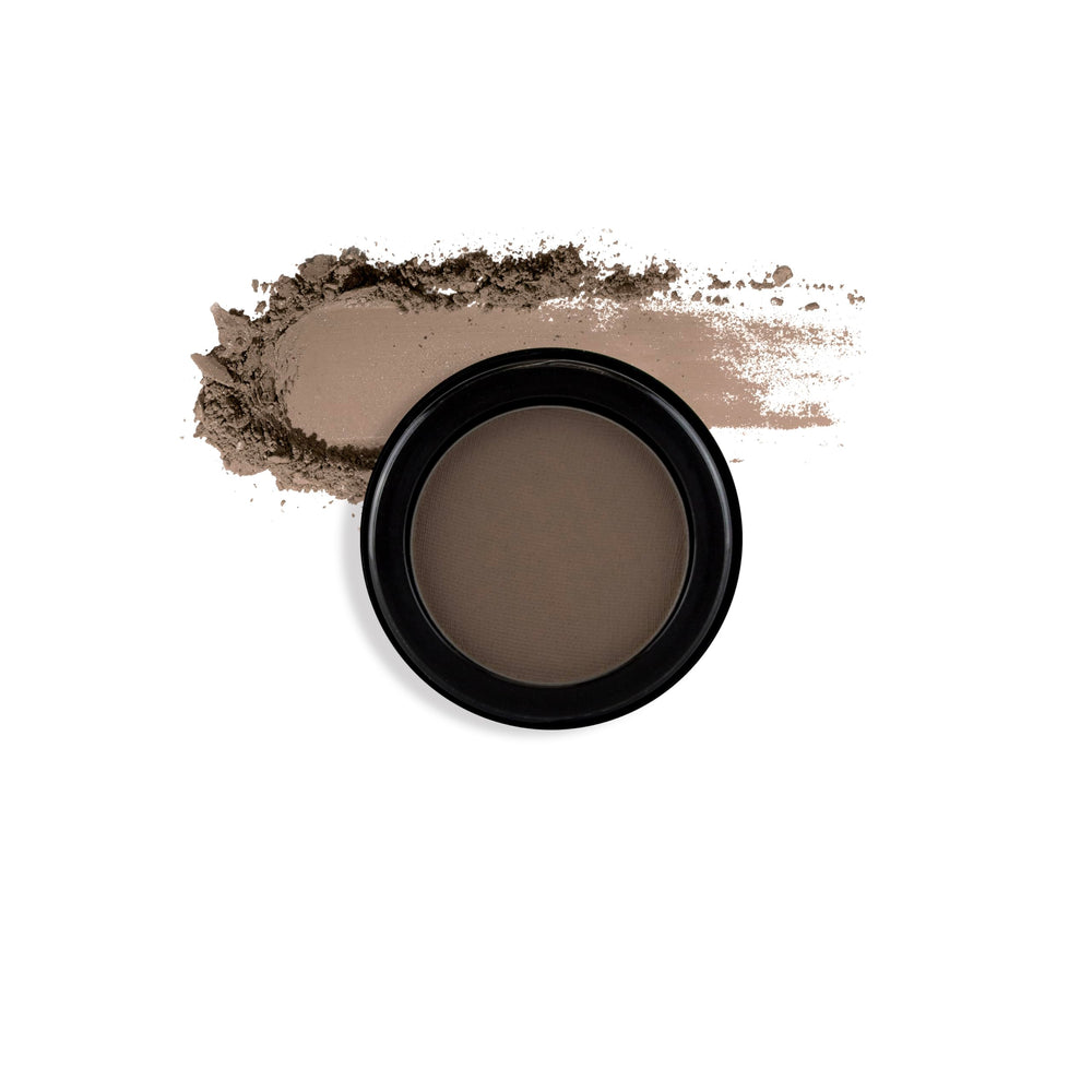 Billion Dollar Brows Polvo cejas Taupe para aplicación sutil y natural.