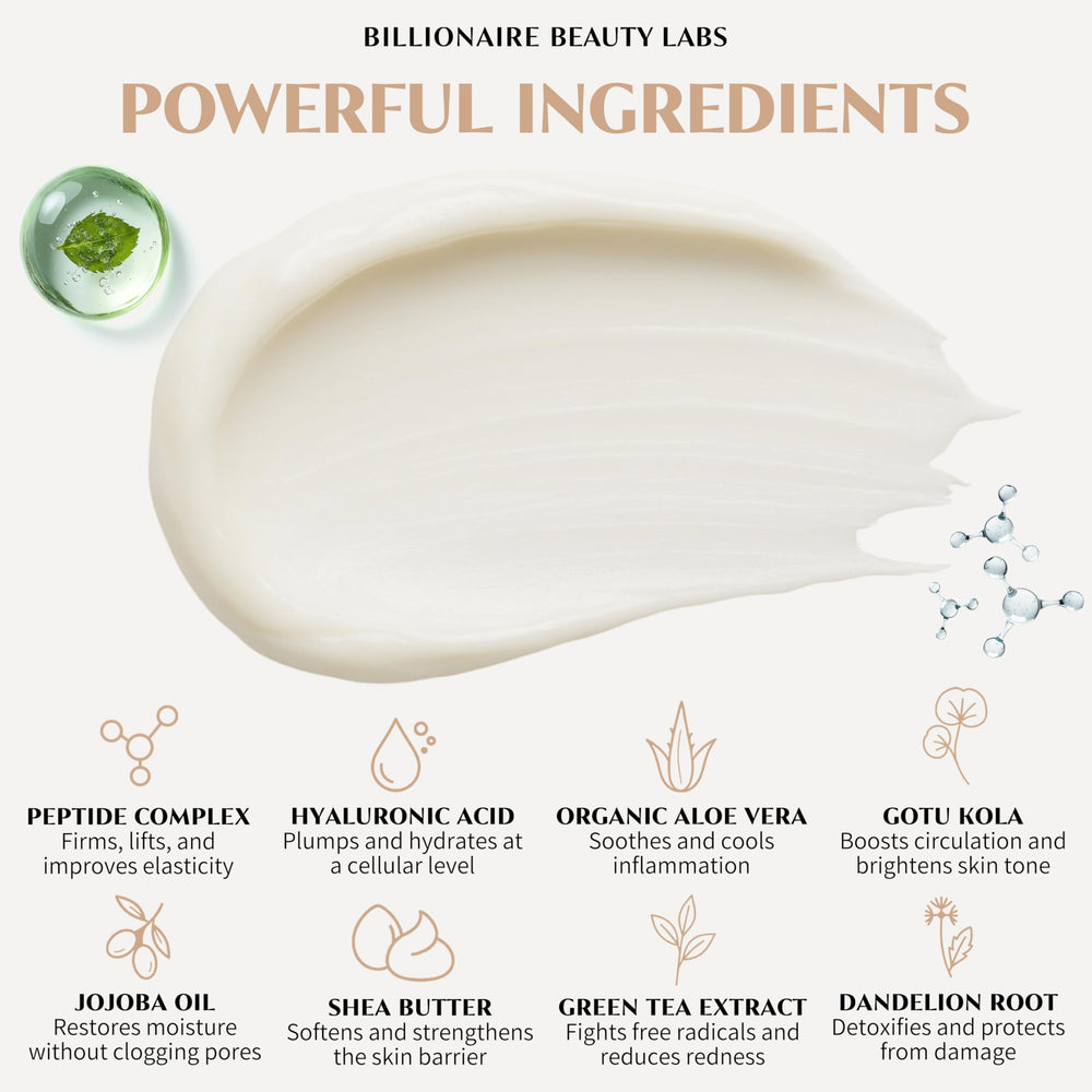 BILLIONAIRE BEAUTY LABS hialuronico-botanico ofrece hidratación profunda