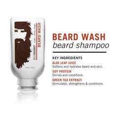 Billy Jealousy Beard Wash: aplicación suave en ducha para limpieza eficaz.