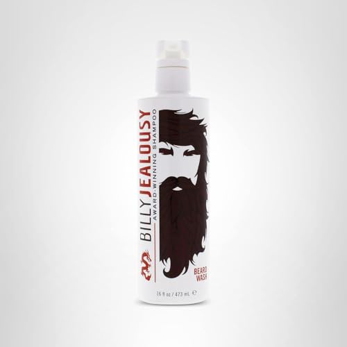 Routine quotidienne avec Billy Jealousy Beard Wash pour une barbe plus douce.