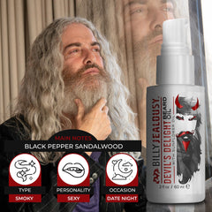 Billy Jealousy Devils Delight: aplicación manual para barba, fácil de distribuir.